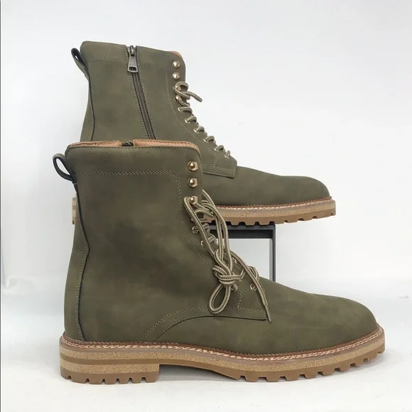 Madden By Steve Madden M-Eminor Olive Men’s Lace Up Boots - Size 13